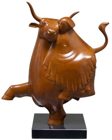 Bronze-Skulptur "Europa und der Stier Nr. 3" von Evert den Hartog