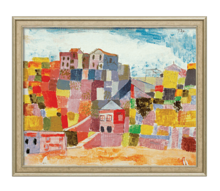 "Sizilien bei S. Andrea" (1924) von Paul Klee, Geometrische Abstraktion