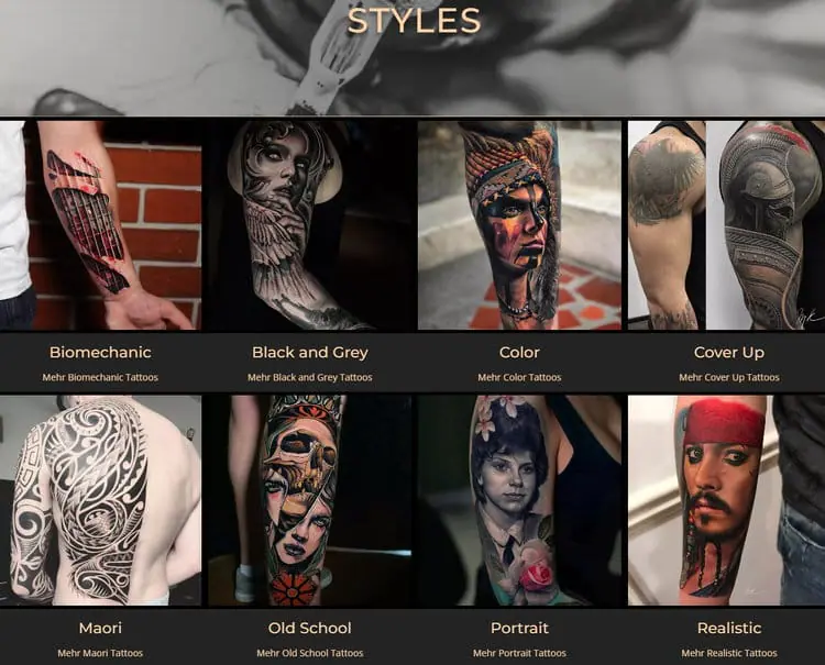 Stammes Wellen Tattoo Arm