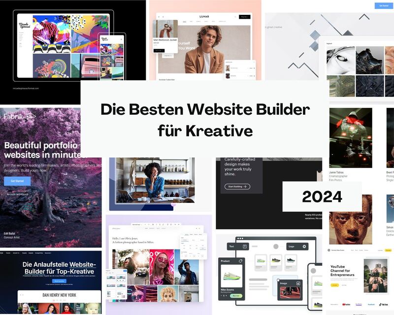 Die besten Website-Builder für Künstler im Jahr 2024 - Kunst online meisterhaft präsentieren
