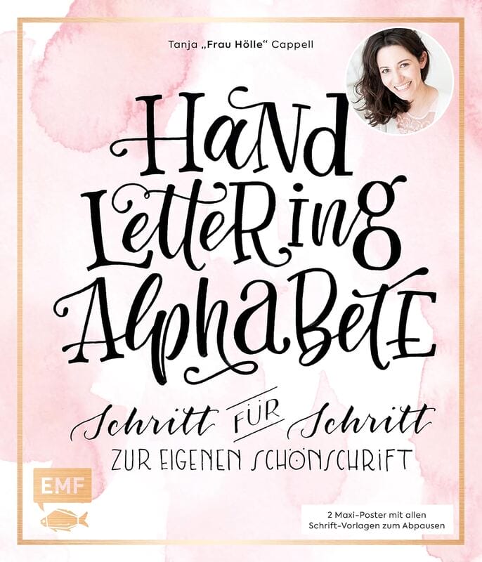 Handlettering Alphabete: Schritt für Schritt zur eigenen Schönschrift – 2 Maxi-Poster mit allen Schrift-Vorlagen zum Abpausen