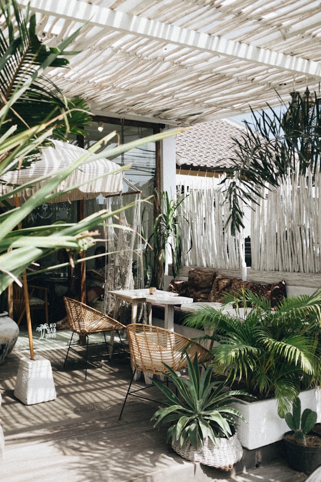 Machen Sie aus Ihrer Terrasse eine kleine Erholungsoase und kreatives Refugium