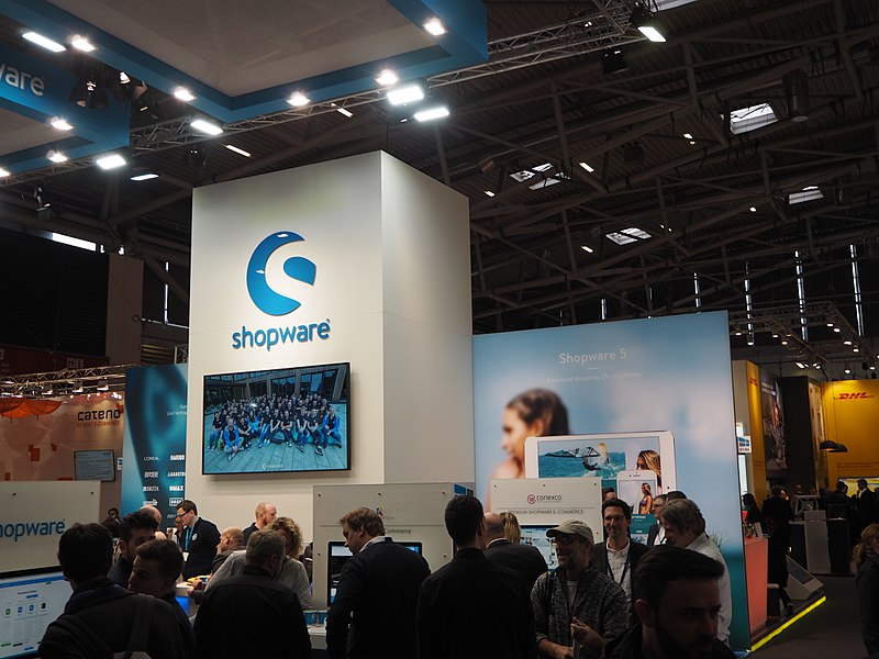 Shopware-Stand bei der Internet World Fair 2017 in München