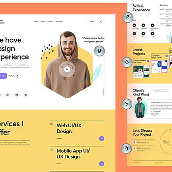 Landing Page Design von Tanim Khan auf Dribbble