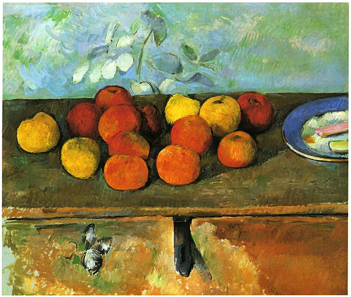 Paul Cézanne: Früchte und Biskuits