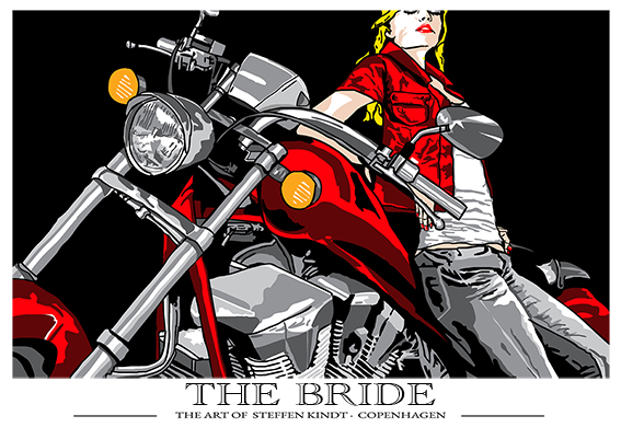 THE BRIDE - erhältlich als Fine Art Poster im Art Shop von Steffen Kindt