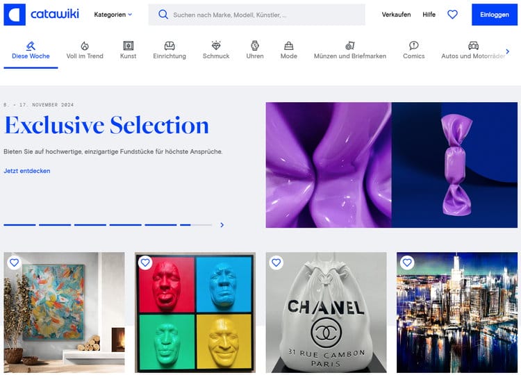 Bei Catawiki bieten Sie auf hochwertige, einzigartige Fundstücke für höchste Ansprüche