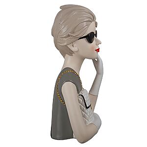 Hippe Poly Figur "Lady mit Handtasche" – Bild 3