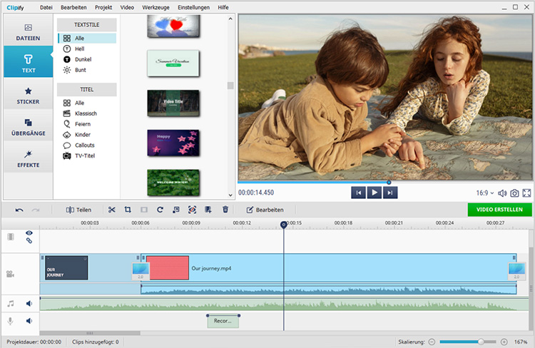 Clipify – ein benutzerfreundlicher Videoeditor für Anfänger