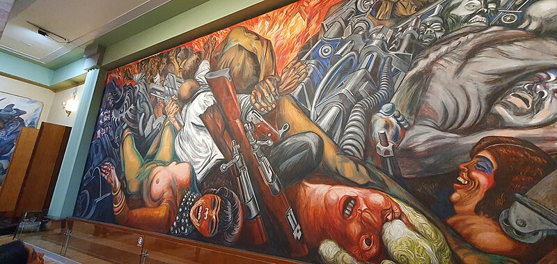  'Katharsis' (José Clemente Orozco) - Palacio de Bellas Artes - Mexico