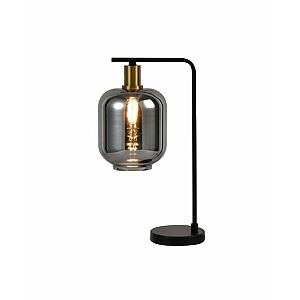 Tischlampe "Lily" mit Rauchglas im Minimaluxe Design – Bild 2