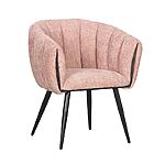 Minimaluxe Dining Chair "Breeze" in Pastellrosa (2er-Set)