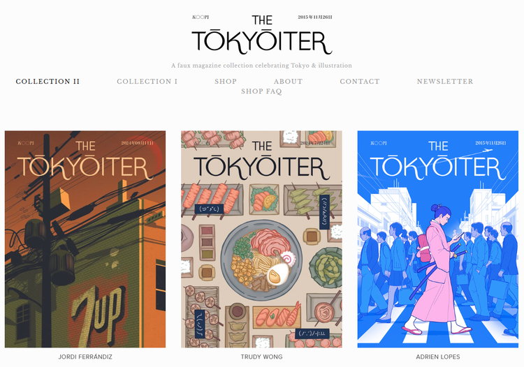 Homepage von The Tōkyōiter