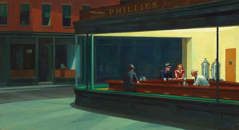 Nighthawks von Edward Hopper, 1942