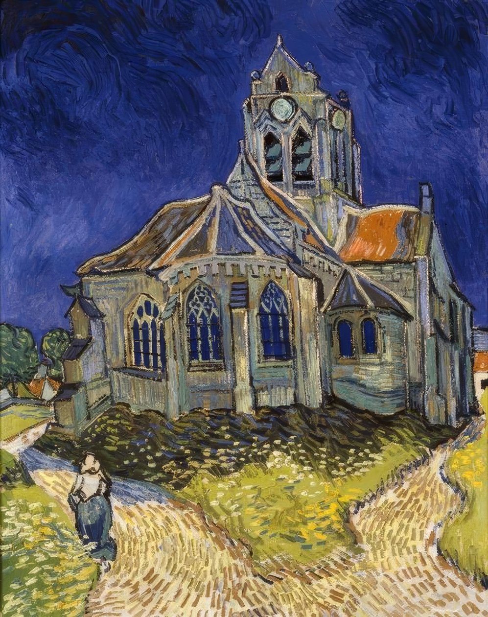 Die Kirche in Auvers-sur-Oise von Vincent van Gogh