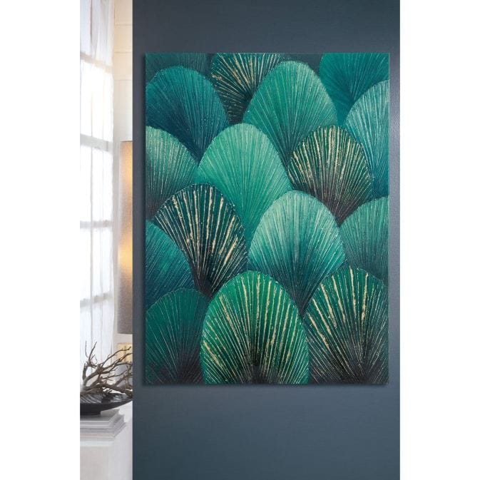 Leinwandbild "Montipora", Acrylmalerei im Art déco Stil – Bild 2