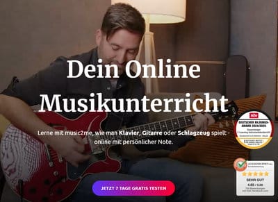 Music2Me - Online Musikunterricht