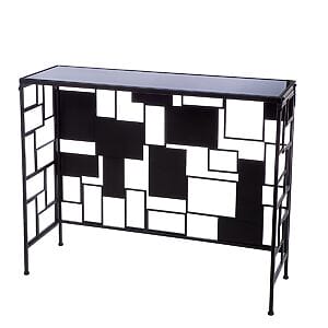 Sideboard "Mondrian", Glas-Metall-Mix, Hommage an Moderne Kunst – Bild 4