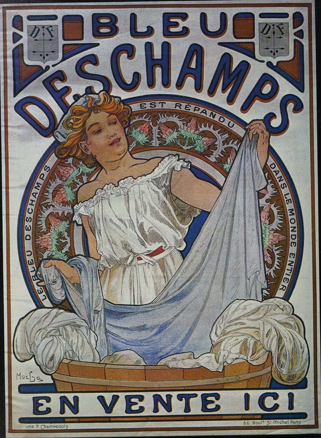 Werbeplakat von Alphonse Mucha