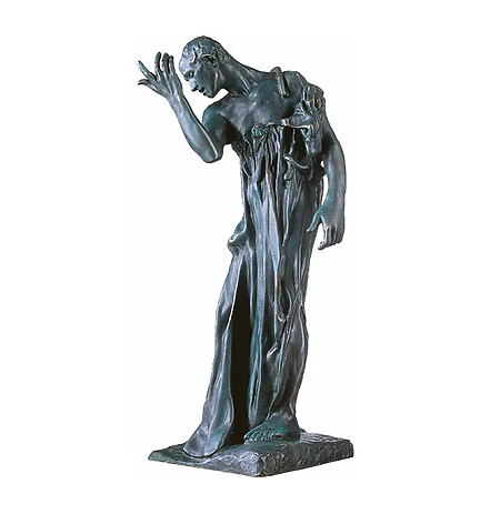 Bronze-Skulptur "Pierre de Wissant" von Auguste Rodin, Museums-Replikat