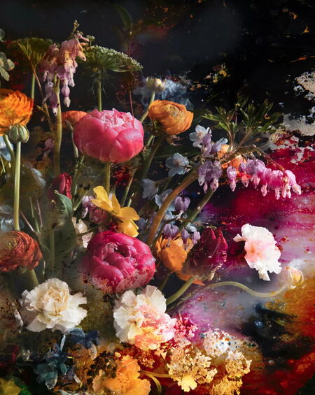 Blumenfotografie "Baroque Flowers I" (2021) von Viet Ha Tran