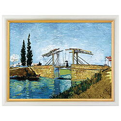 "Die Zugbrücke" (1888) von Vincent van Gogh, limitierte Reproduktion