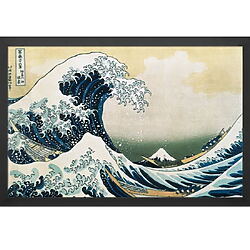 "Die große Welle vor Kanagawa" (1830) von Katsushika Hokusai, limitierte Reproduktion