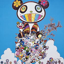 Japan Pop Art "The Pandas Say They’re Happy" (2016) von Takashi Murakami