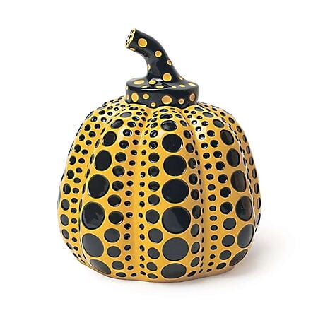 Lackierte Figur "PUMPKIN" (Yellow Edition) von Yayoi Kusama, limitiere Edition