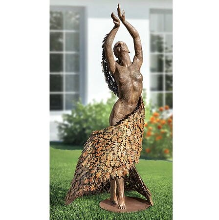 Gartenskulptur "Mother Earth Dancing" von Beth Newman-Maguire, Unikat in Bronze