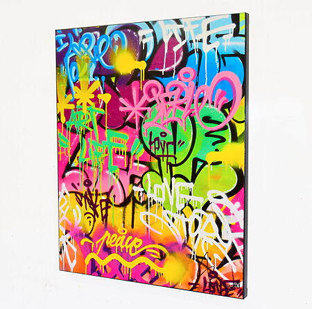 Graffiti Wall Art "Urban Colors" (2020) von Vincent Bardou