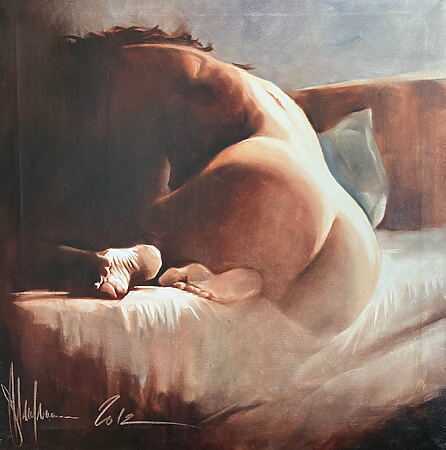 Erotisches Ölbild "morning ray" (2012) von Igor Shulman