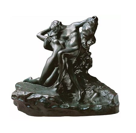 Skulptur "Der ewige Frühling" (1884) von Auguste Rodin, Replikat in Kunstbronze