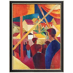 "Seiltänzer" von August Macke, limitierte Giclée-Reproduktion