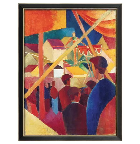 "Seiltänzer" von August Macke, limitierte Giclée-Reproduktion