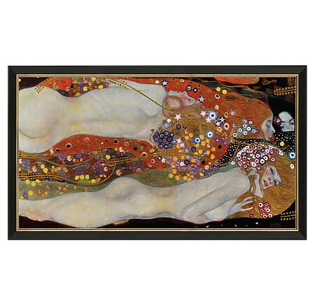 "Wasserschlangen II" von Gustav Klimt, limitierte Reproduktion