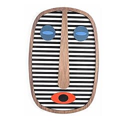 Afrikanische Maske “Modern African Mask #1”, handgefertigtes Wandobjekt von UMASQU