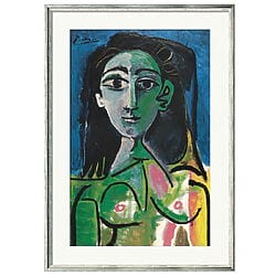 Aktgemälde "Buste de Femme (Jacqueline)" (1963) von Pablo Picasso, limitierte Reproduktion