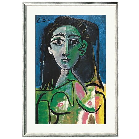 Aktgemälde "Buste de Femme (Jacqueline)" (1963) von Pablo Picasso, limitierte Reproduktion