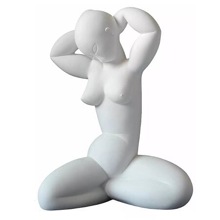 Kleine modernistische Skulptur "Caryatide", Kunstguss