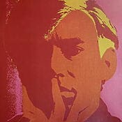 "Selbstbildnis" (1993) von Andy Warhol, Reproduktion auf Bütten