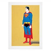 Comic Art „Superman“ (2006), limitierte Lithographie von Mel Ramos