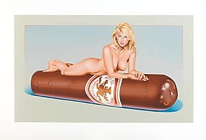 Pop Art „Hav a Havanna #7“, limitierte Lithographie von Mel Ramos