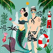 ashampoo_snap_donnerstag-15.-august-2024_0h24m51s_021_the-sailor-and-the-mermaid-n�2-art-deco-summer-xlarge-painting-acrylic-painting-by-artemisia-artfinder-google-chrome-19817ec8