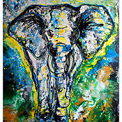 elefant-elefantenbulle-handgemalt-acryl-malerei-gemaelde-handgemalt-pouring-80×100-2106-82b40ff8